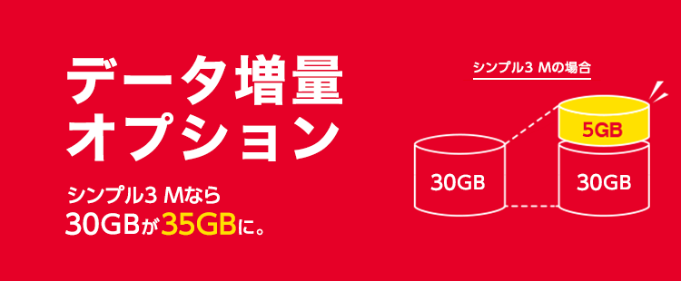 データ増量オプション
